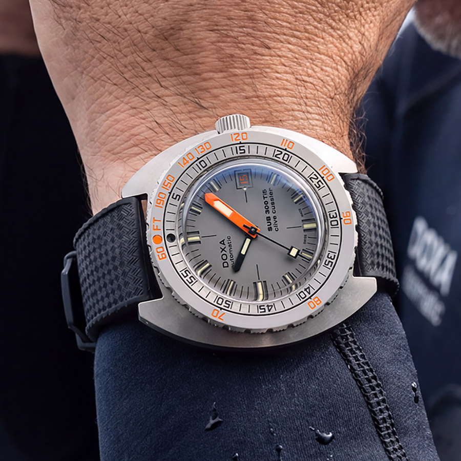 DOXA SUB 300 Ti5 Takes Titanium to the Dial