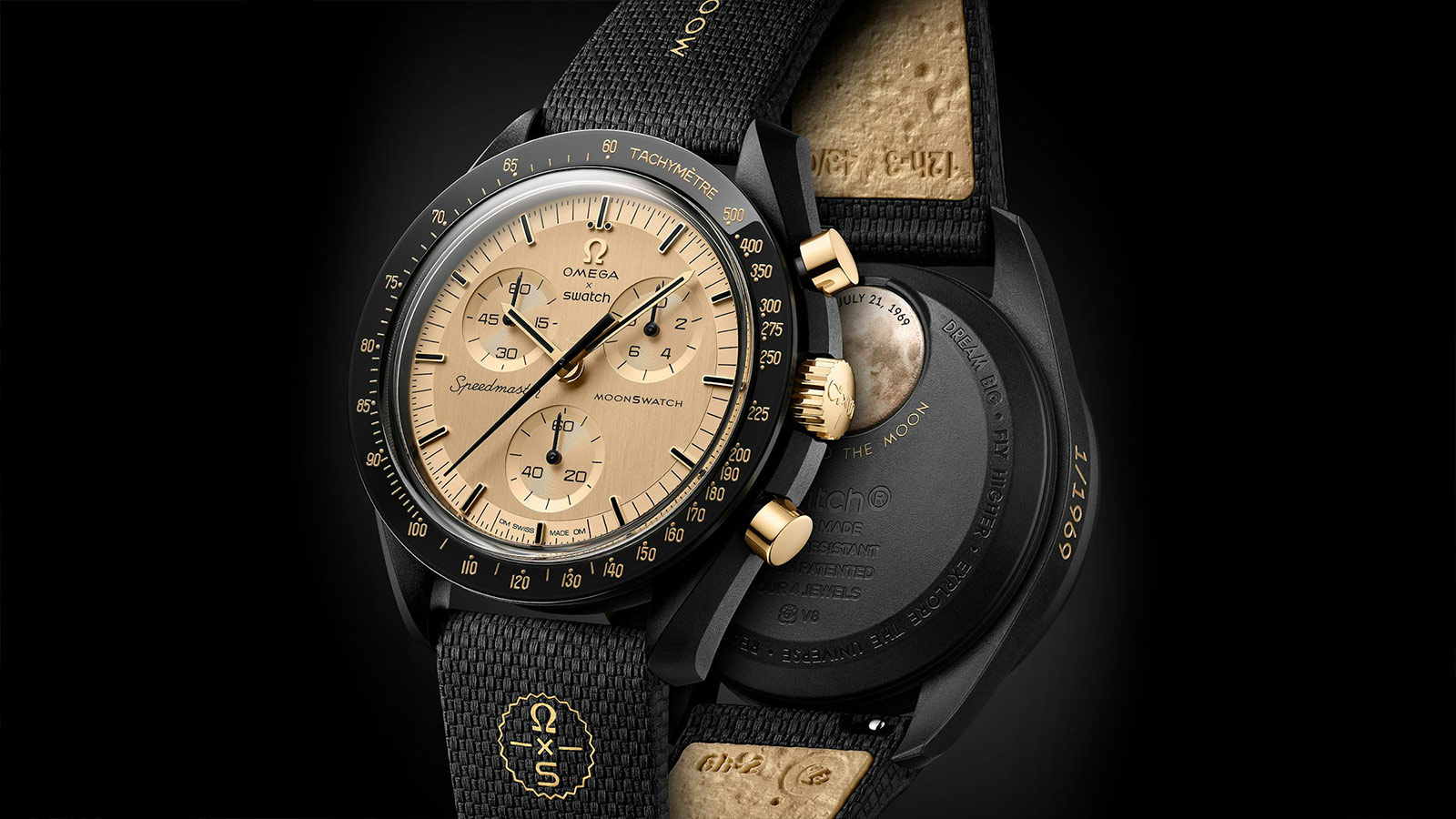 MoonSwatch 1969 Turns Vintage Omega Parts Into Gold