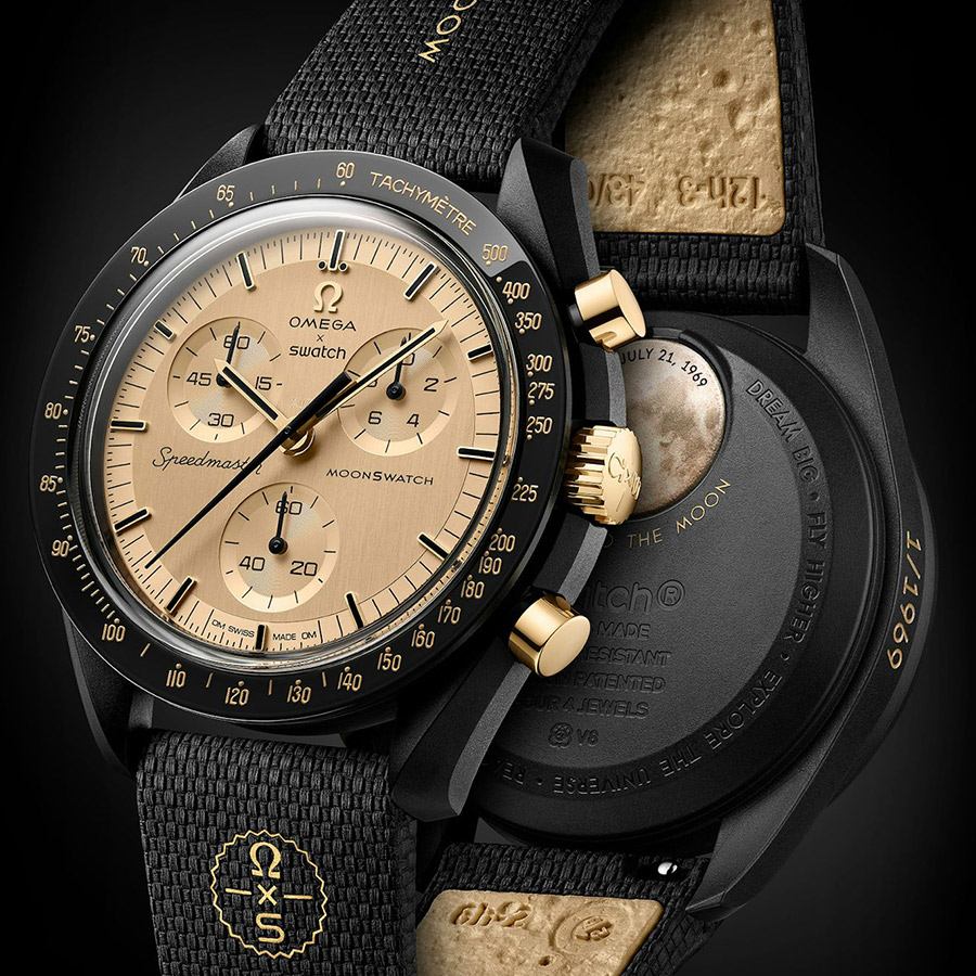 MoonSwatch 1969 Turns Vintage Omega Parts Into Gold