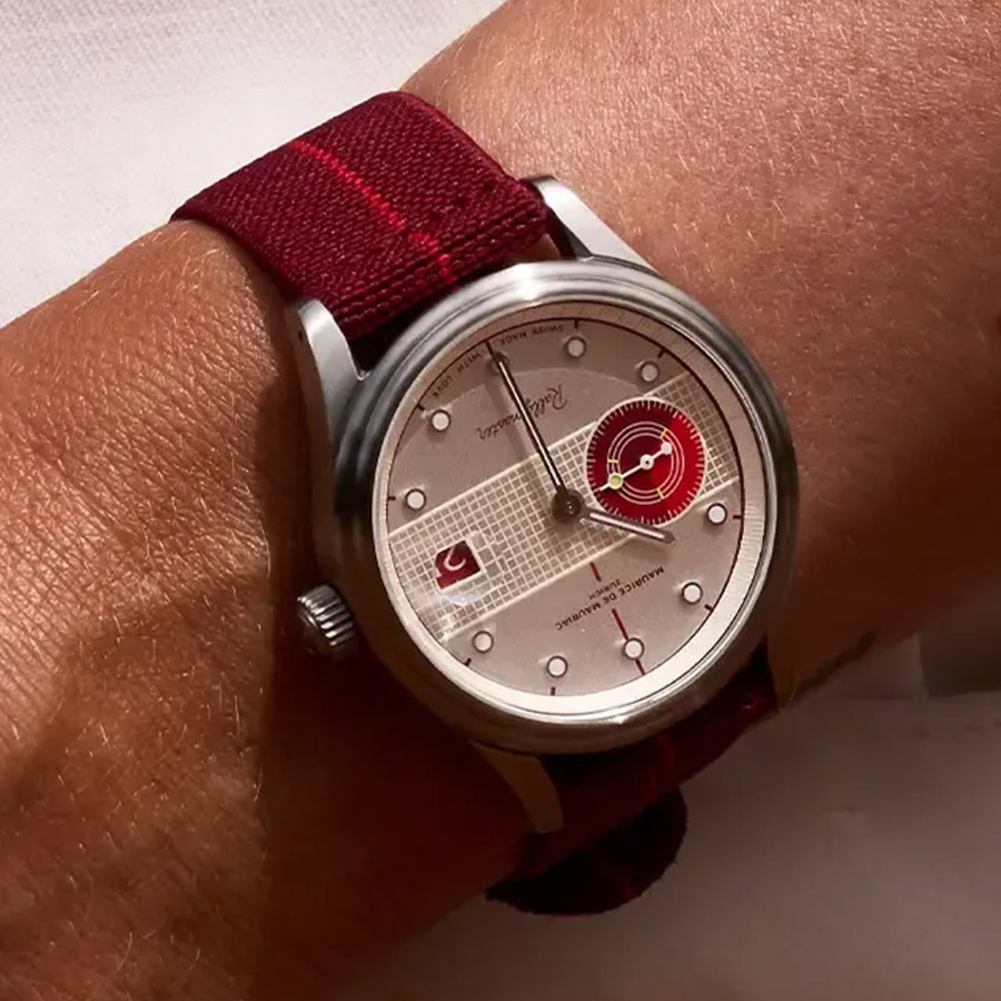 Maurice de Mauriac Serves a Swiss Tennis Watch