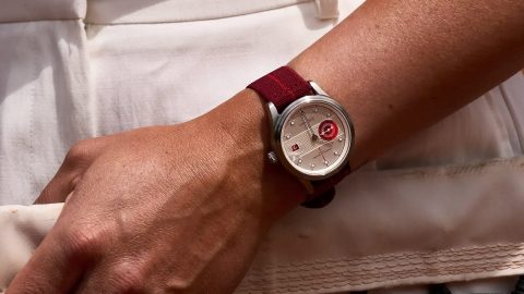 Maurice de Mauriac Serves a Swiss Tennis Watch