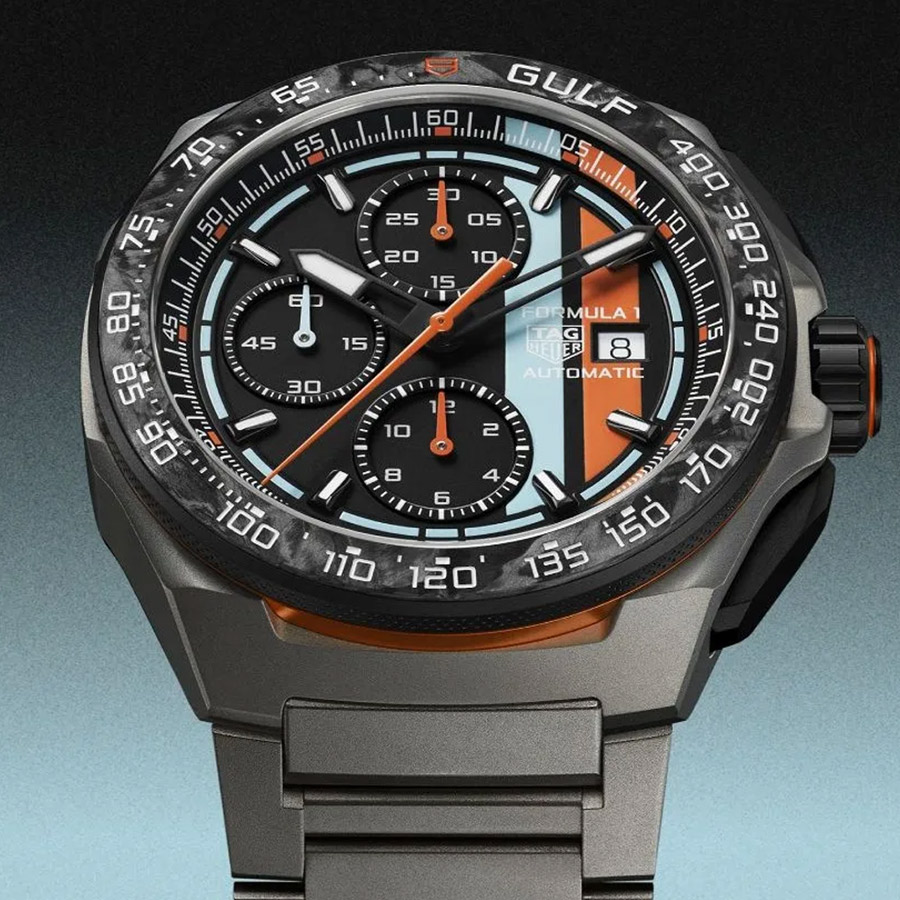 TAG Heuer Formula 1 x Gulf Returns In Titanium