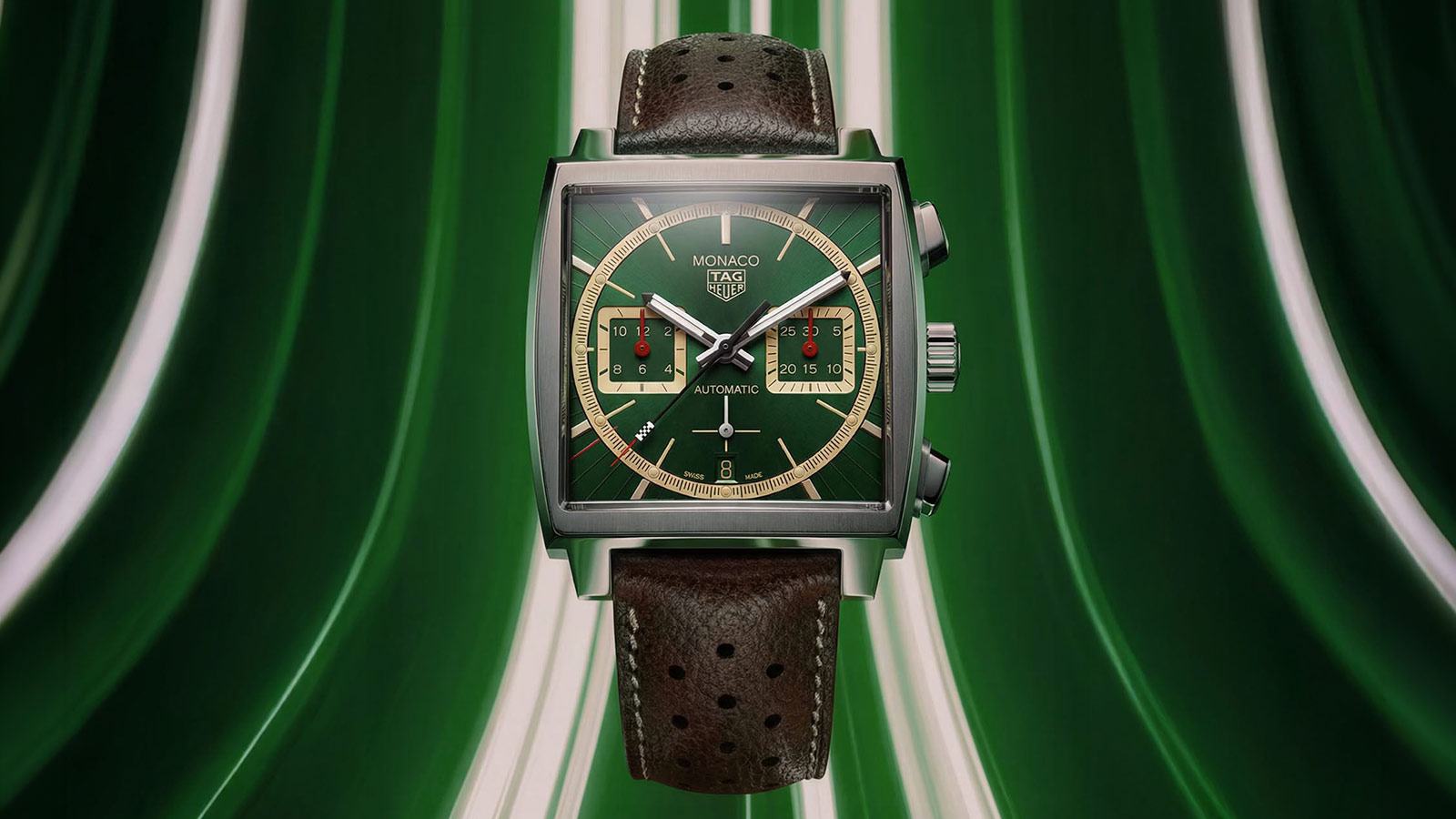 TAG Heuer Gives The Monaco A Goodwood Green
