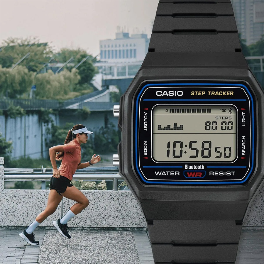 Casio F-B100W Gives the F-91W a Fitness Brain