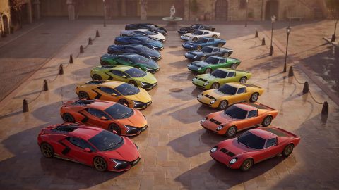 The Revuelto Miura 60° Homage uses period colors and trim across a 99-car series.