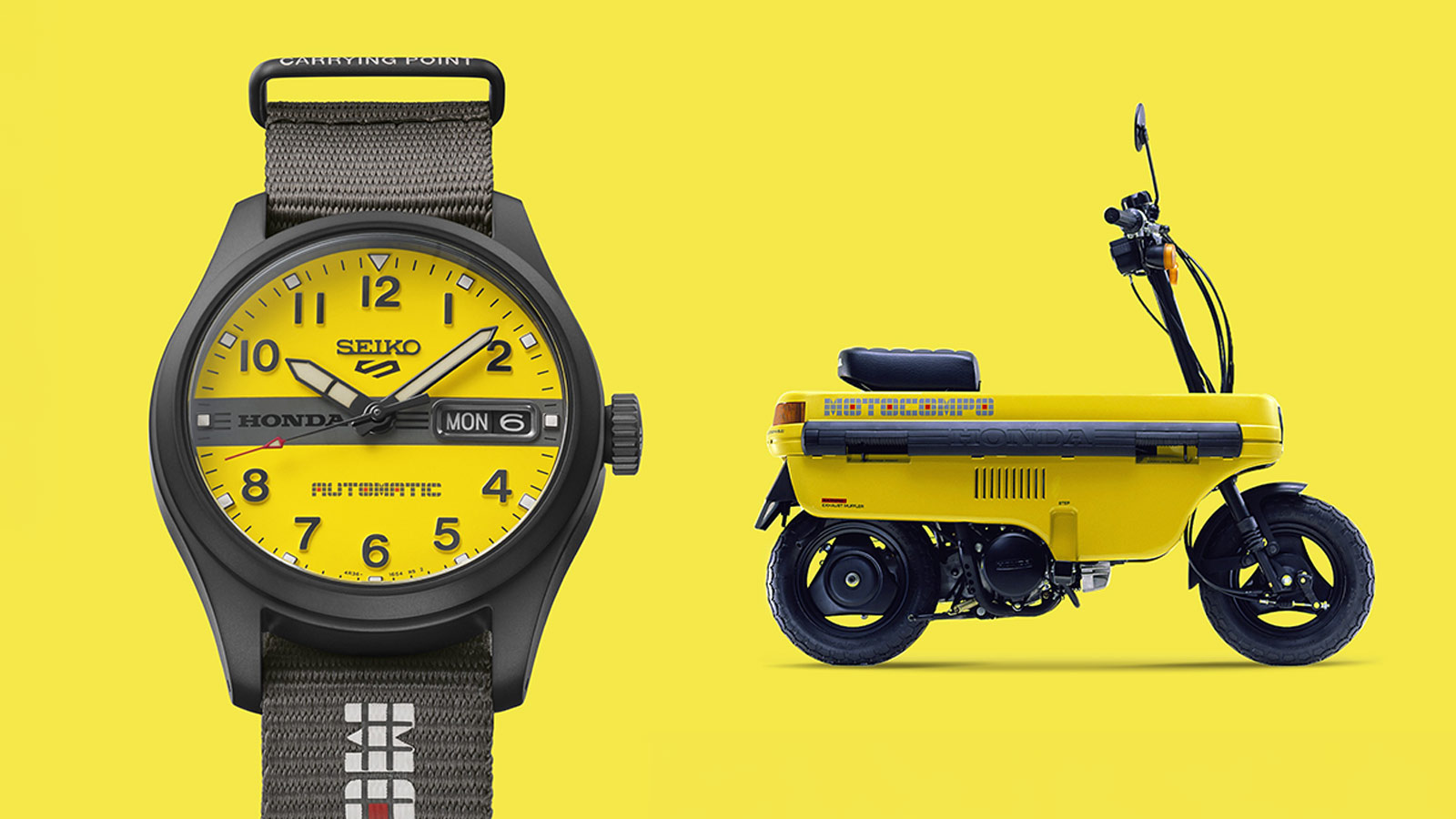Seiko Folds Honda’s Motocompo Into 36.4 mm