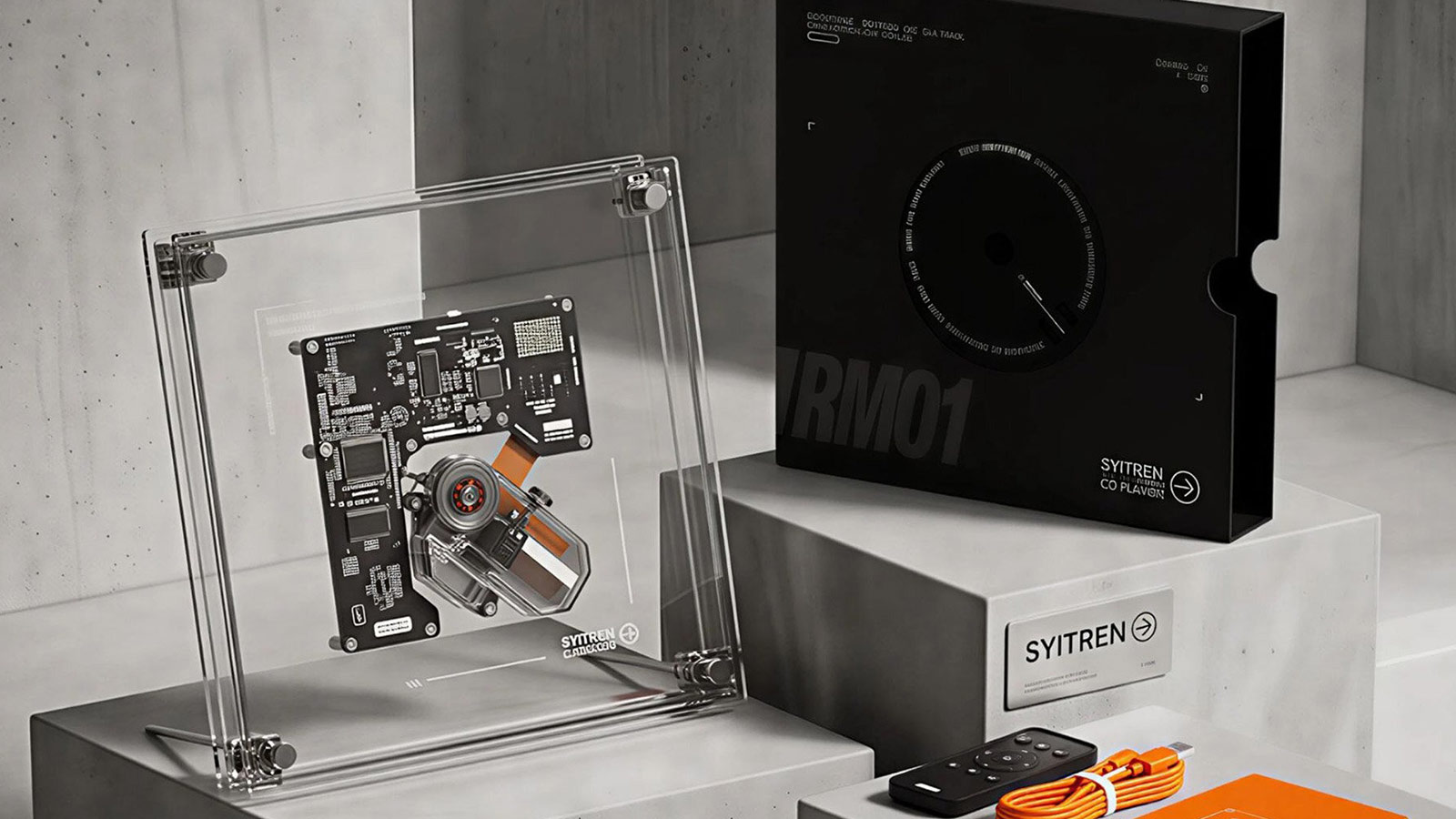 Syitren Turns a CD Into Moving Artwork