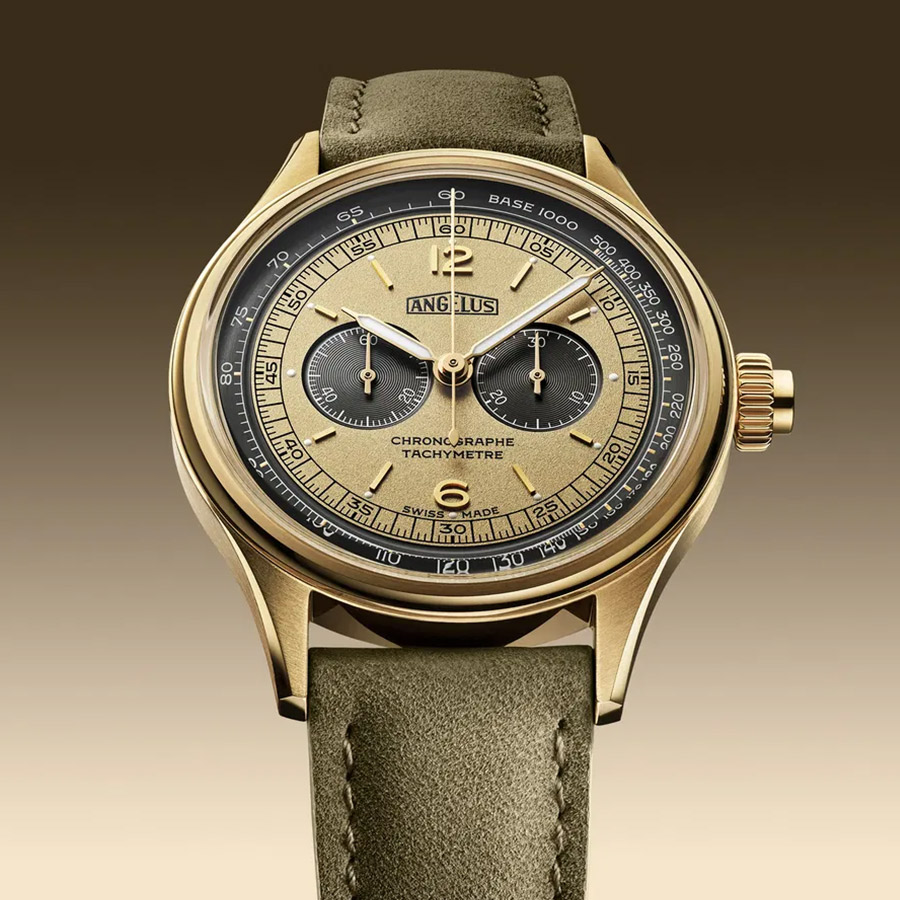 Angelus Gives Its Monopusher Chronograph a Tachymeter