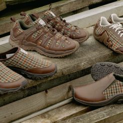 Merrell and Harris Tweed Put Wool on the Trail