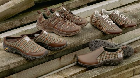 Merrell and Harris Tweed Put Wool on the Trail