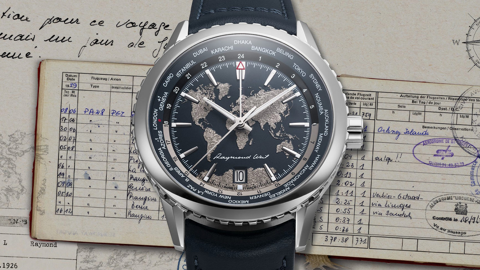 Raymond Weil Puts the World on a Freelancer Dial