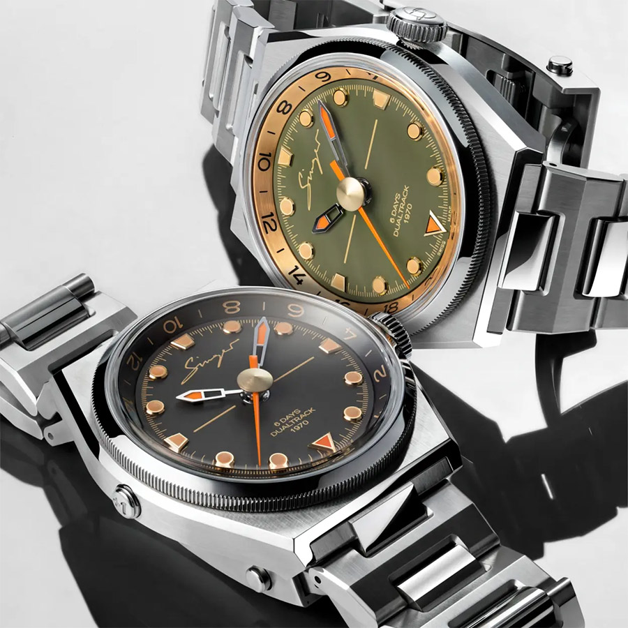 Singer 1970 DualTrack Makes Dual Time Easier to Read